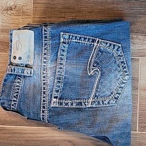 Mens Silver Co jeans 34 x 32